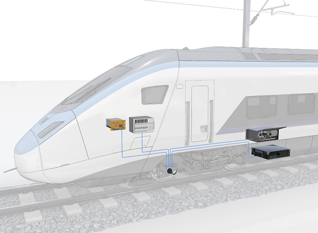 图1:一个速度传感器通过4个彼此独立的感应单元同时服务多达4个子系统。 图1:一个速度传感器通过4个彼此独立的感应单元同时服务多达4个子系统。
