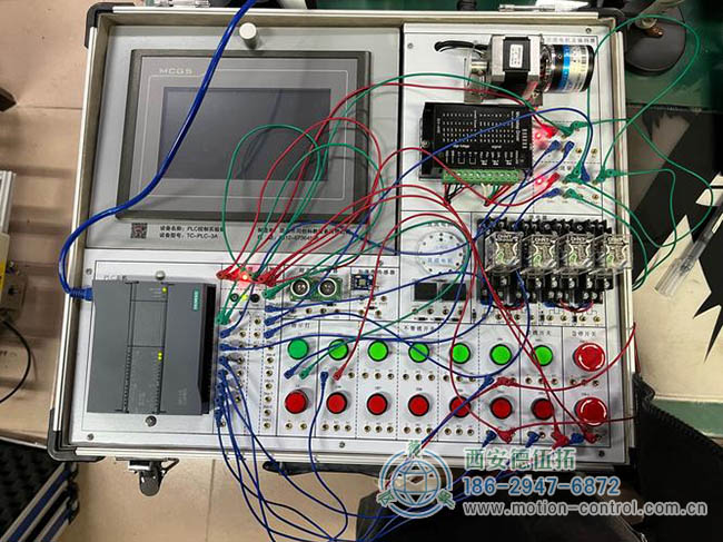 图为plc实验—西门子s7 1200读取旋转编码器数据的照片 图为plc实验—西门子s7 1200读取旋转编码器数据的照片