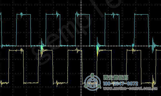 图为某增量编码器的脉冲波形图 图为某增量编码器的脉冲波形图