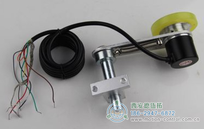 图为通过同步轮连接编码器使用的照片 图为通过同步轮连接编码器使用的照片